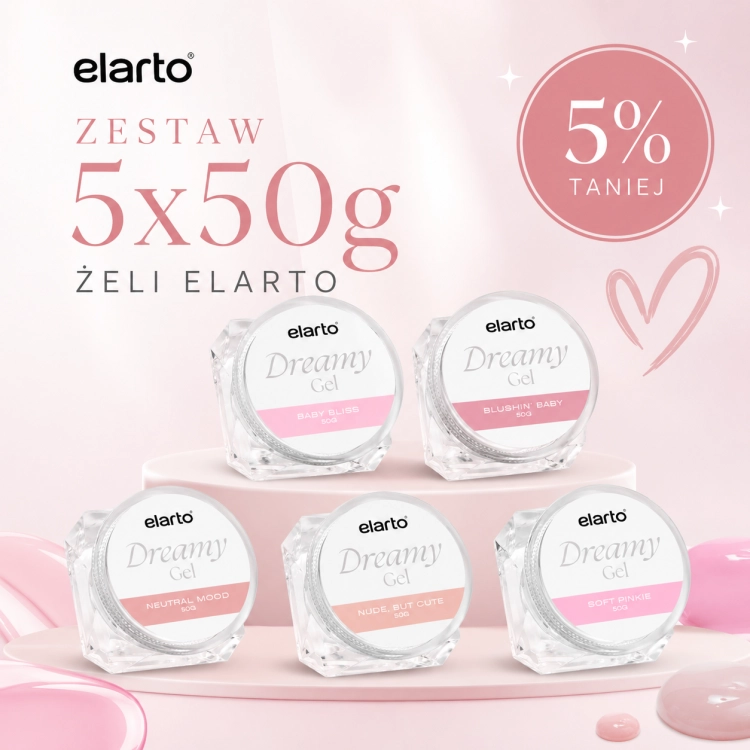 Zestaw żeli budujących Dreamy 5x50g