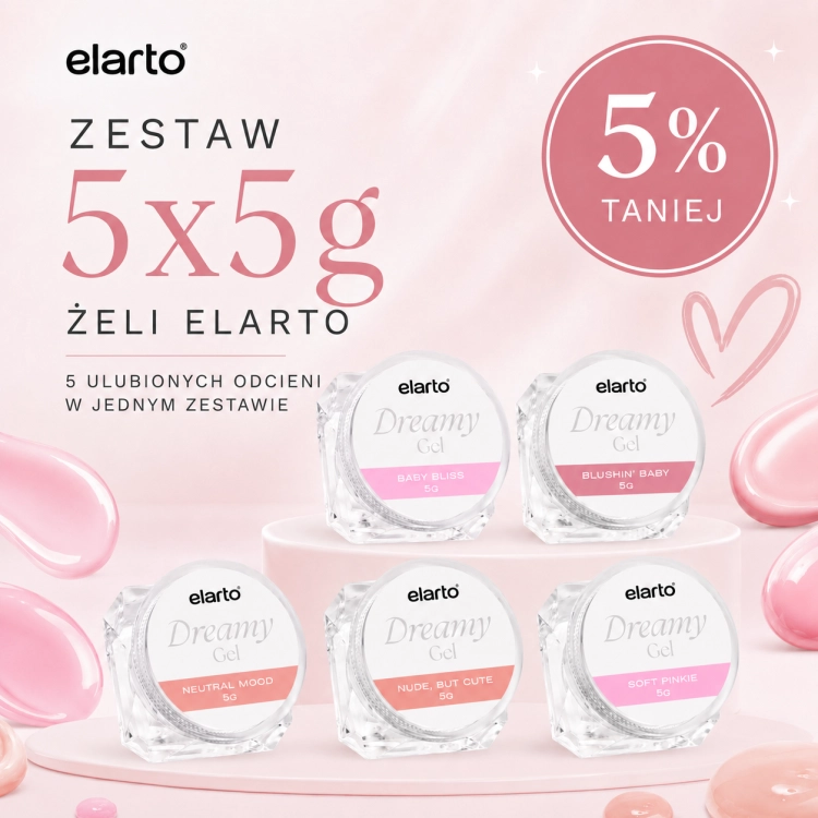 Zestaw żeli budujących Dreamy 5x5g