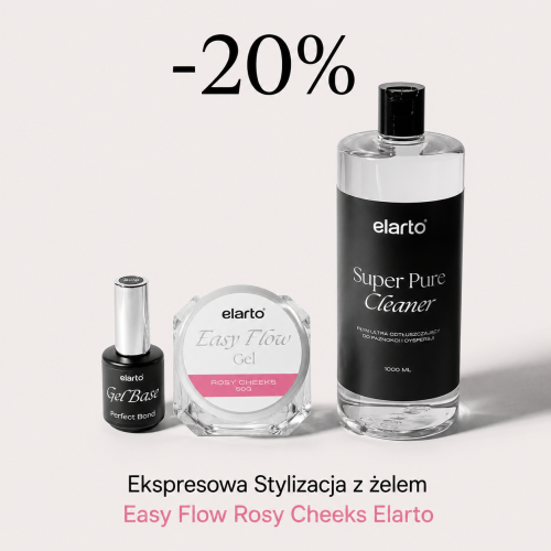 Ekspresowa Stylizacja z żelem Easy Flow Rosy Cheeks Elarto