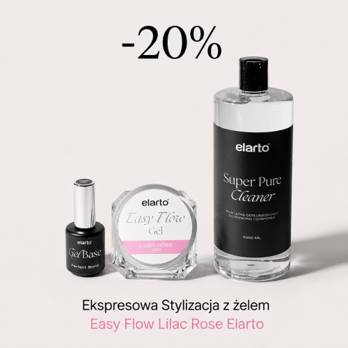 Ekspresowa Stylizacja z żelem Easy Flow Lilac Rose Elarto