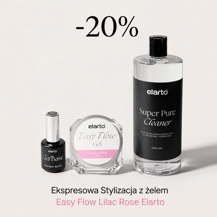Ekspresowa Stylizacja z żelem Easy Flow Lilac Rose Elarto