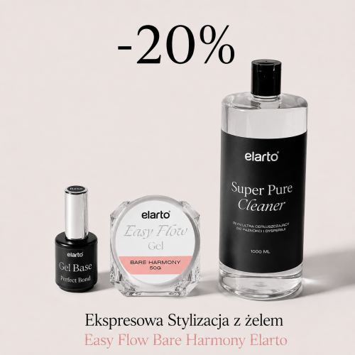 Ekspresowa Stylizacja z żelem Easy Flow Bare Harmony Elarto