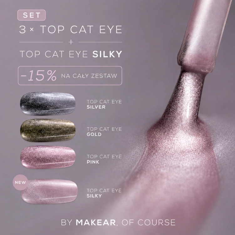 Zestaw topów cat eye
