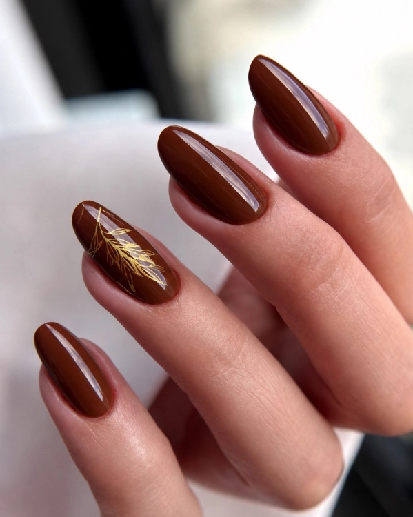 Makear 964 czekoladowy lakier do stylizacji paznokci makear