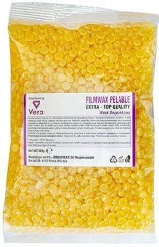 Dimax wosk do depilacji w granulkach 500g - żółty
