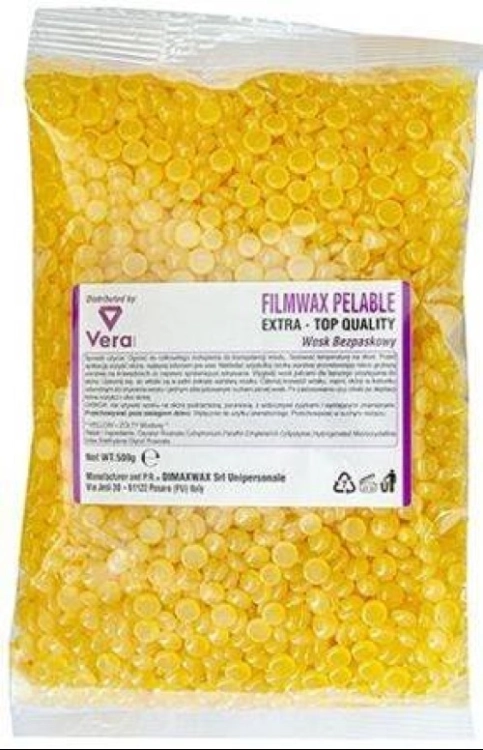 Dimax wosk do depilacji w granulkach 500g - żółty