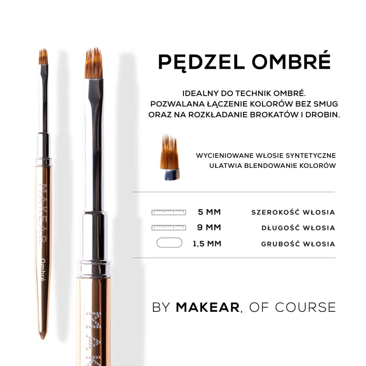 Pędzel do zdobień Ombre MAKEAR