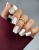 Silky cat eye szampański cat eye Makear srebrny lakier hybrydowy