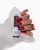 lakier hybrydowy bordowy saute nails