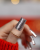 srebrny brokat saute nails