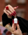 bordowy lakier hybrydowy saute nails