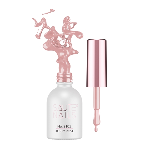 Lakier hybrydowy S105 Dusty Rose Saute Nails