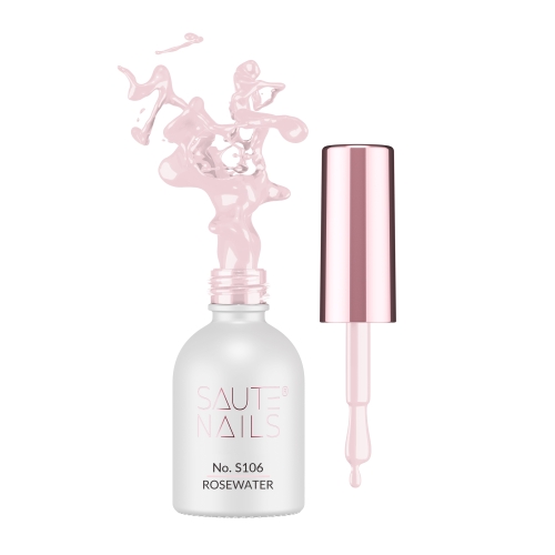 Lakier hybrydowy S106 Rosewater Saute Nails