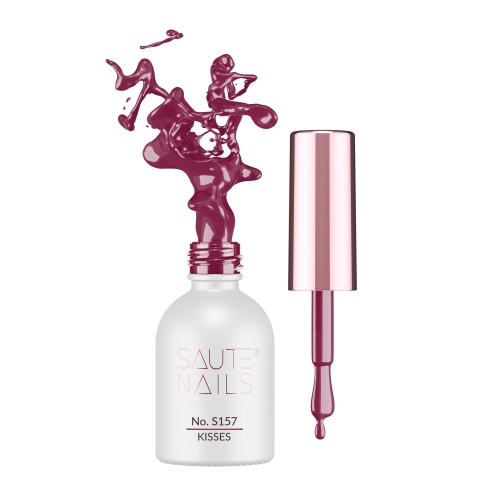 Lakier hybrydowy S157 Kisses Saute Nails