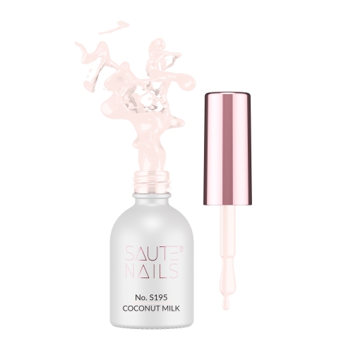 Lakier hybrydowy S195 Coconut Milk Saute Nails