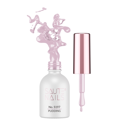 Lakier hybrydowy S197 PUDDING Saute Nails