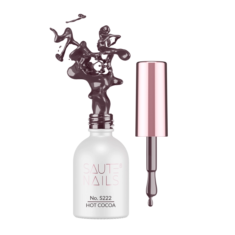 Lakier hybrydowy S222 Hot Cocoa Saute Nails