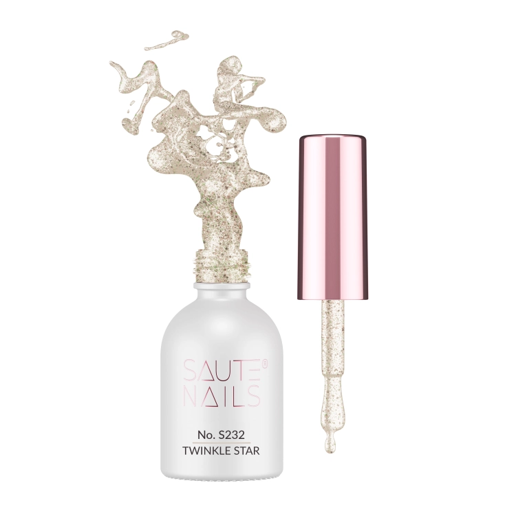 Lakier hybrydowy S232 Twinkle Star Saute Nails