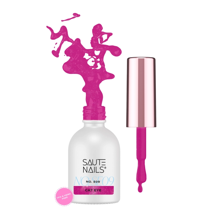 Lakier hybrydowy E09 Cat Effect Saute Nails