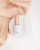 Lakier hybrydowy S217 Pink Bling Saute Nails – stylizacja