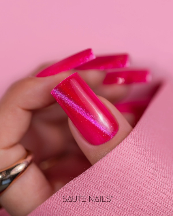 Lakier hybrydowy E09 Cat Effect Saute Nails – stylizacja