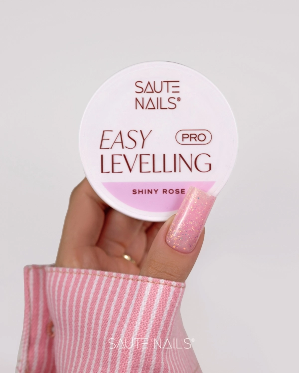 SHINY ROSE twardy żel saute nails