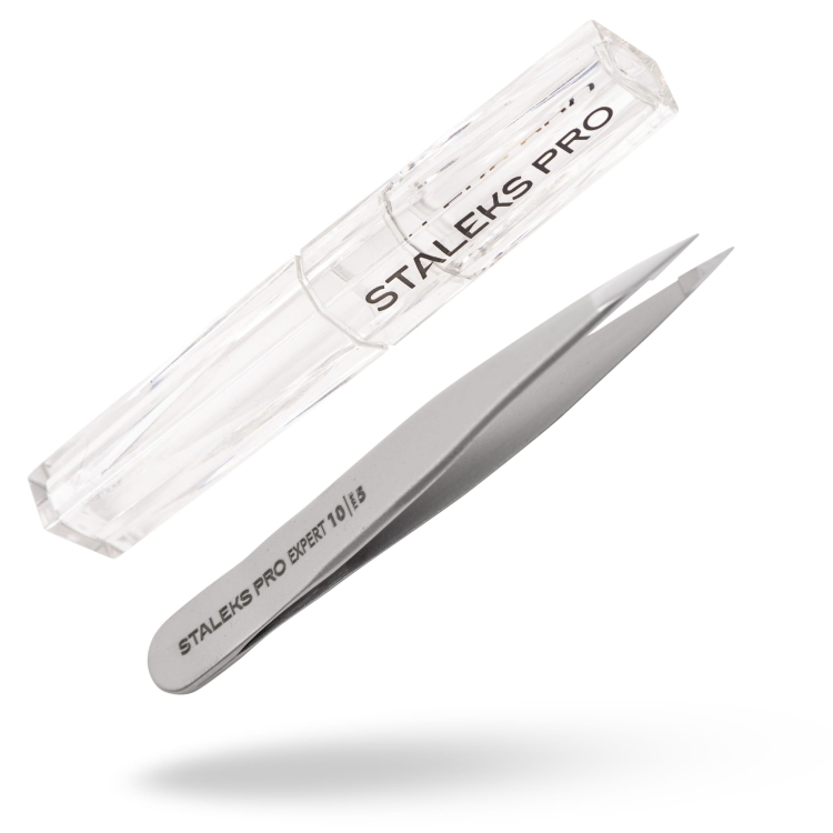 Pęseta do brwi Staleks Pro Expert 10 Typ 5 fot.a.jpg