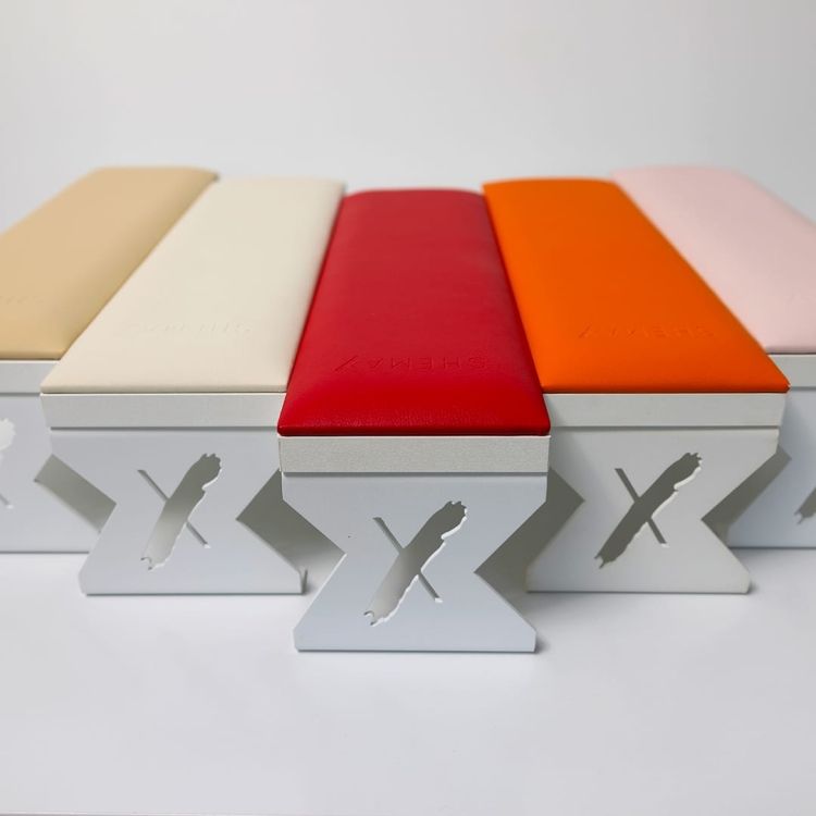 Podpórka pod dłoń LUXURY - orange Shemax-4550