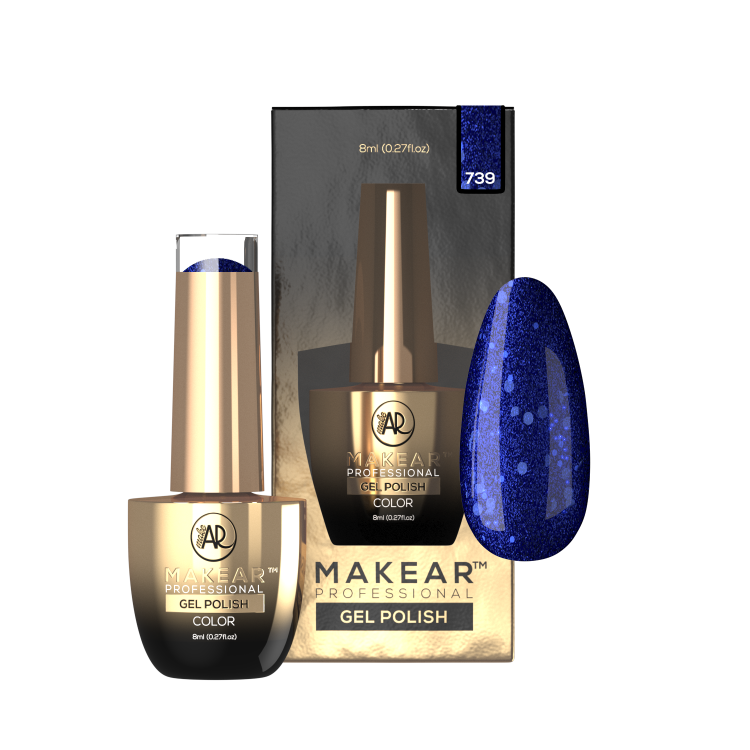 Lakier hybrydowy 739 Glamour-4833