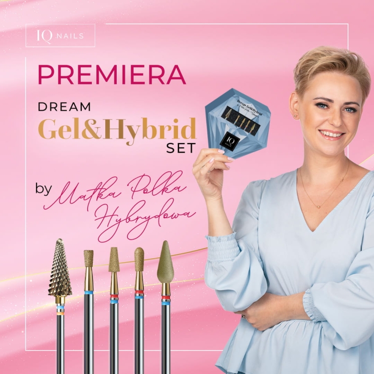 Zestaw frezów Dream Gel&Hybrid by MPH-5259