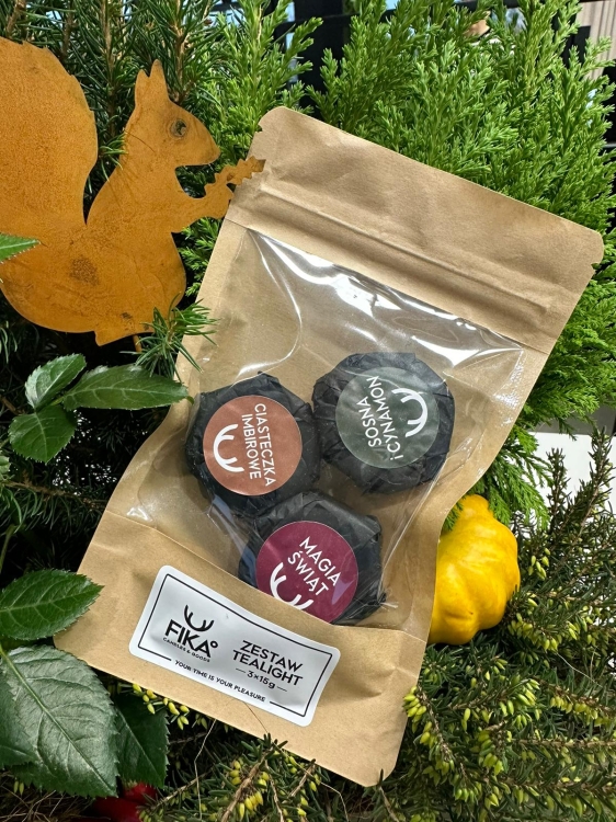 Zestaw Tealight Christmas&Winter FIKA 3x15g-5597