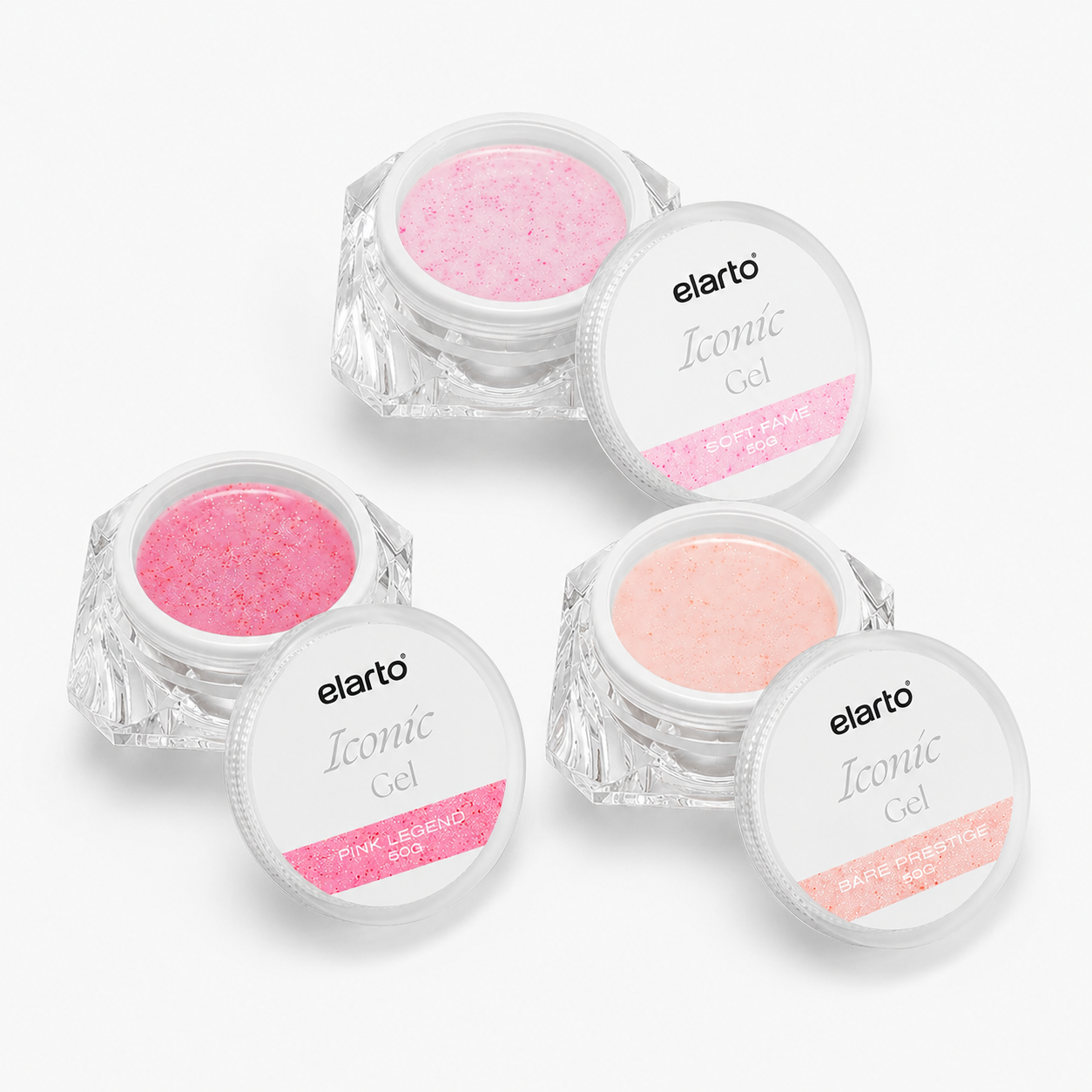 Zestaw żeli budujących Iconic 3x50g Elarto