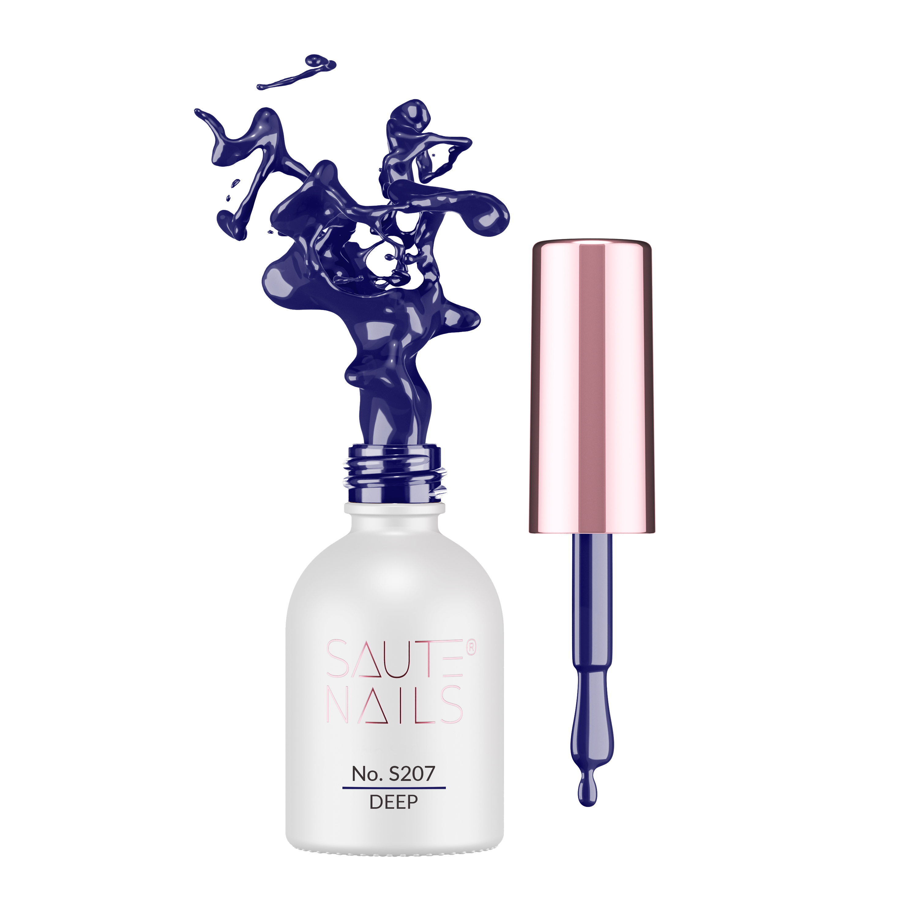Lakier hybrydowy S207 Deep Saute Nails