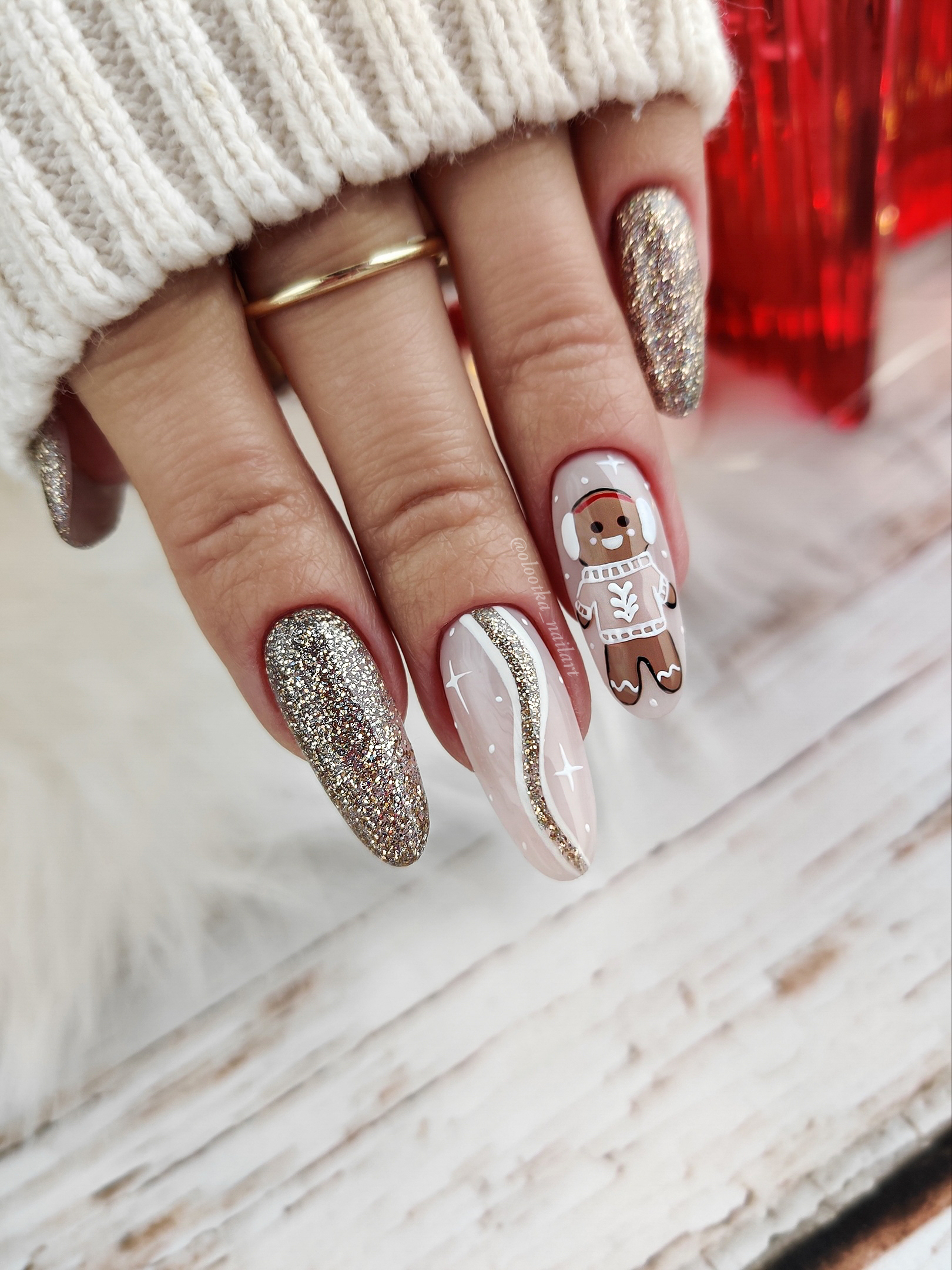 lakier brokatowy saute nails